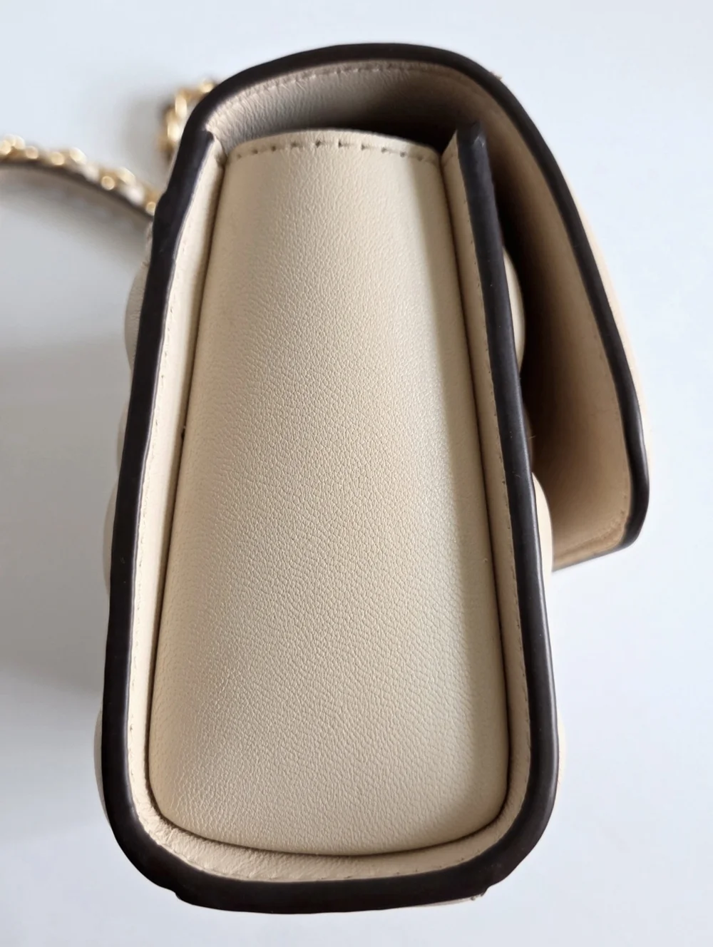 Tory Burch Fleming Convertible Shoulder Bag, Cream & Gold